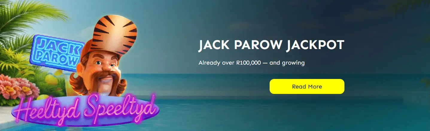 Jack Parow Jackpot in ZARbet